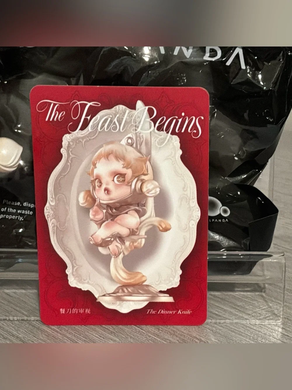 Popmart Skullpanda - The Feast Begins Series - “The Dinner Knife”